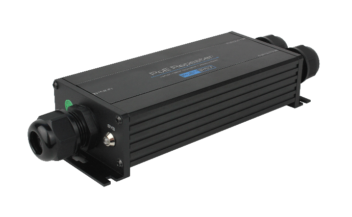 工業級IP67全千兆PoE中繼器（一進二出90W）