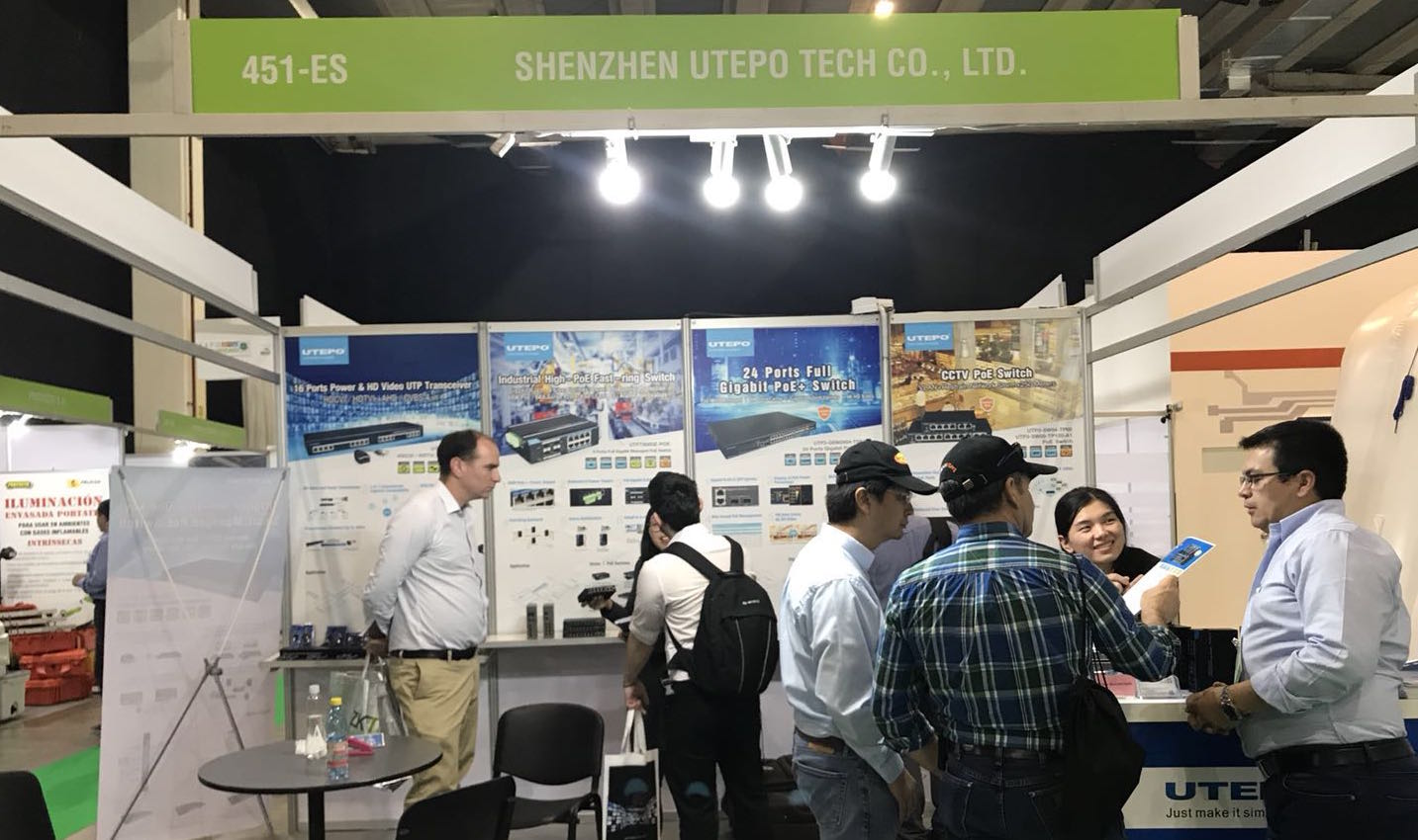 優特普攜“一鍵智能”交換機，助力2017智利安防展