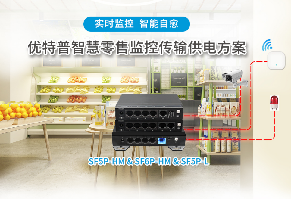 優特普智慧零售傳輸方案